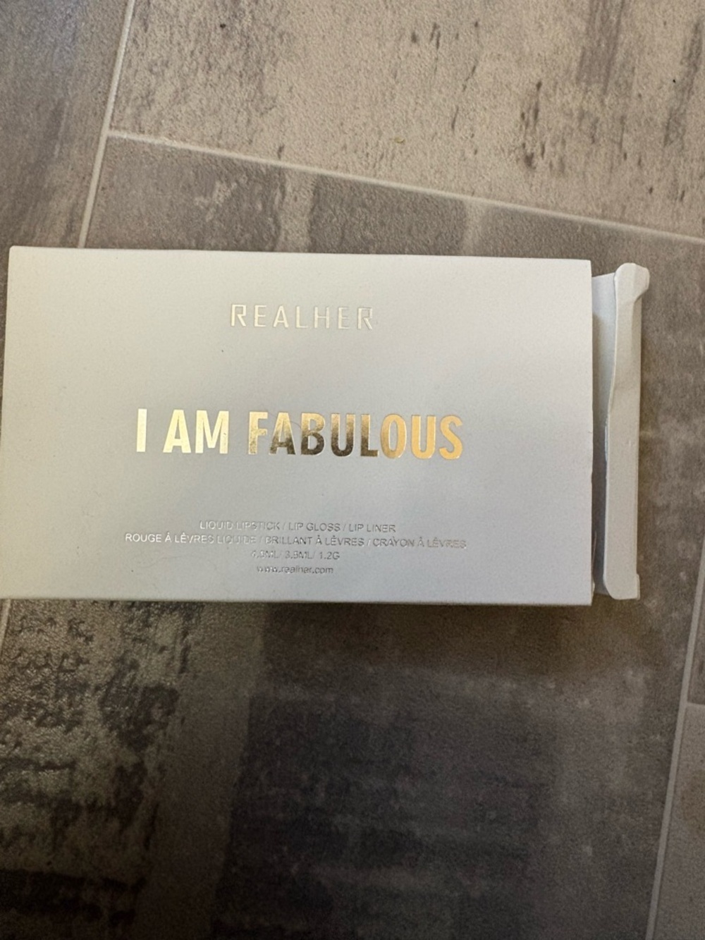 RealHer I AM FABULOUS Lip Set - liner, stain and matte lipstick